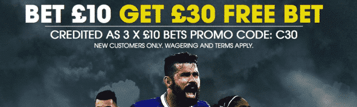 WILLIAM HILL FREE BET CODE