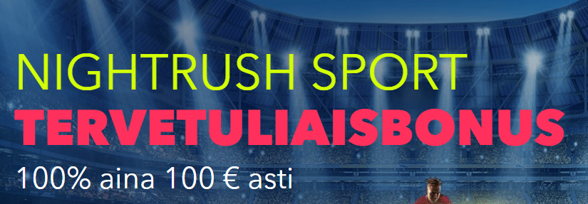 Nightrush Bonuskoodi 2026: Exclusive Kasino Bonus 200€