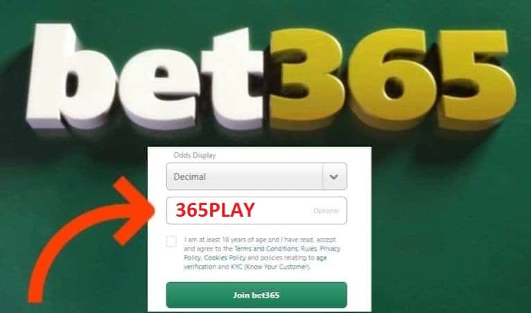 AU Bet365 sign up bonus code
