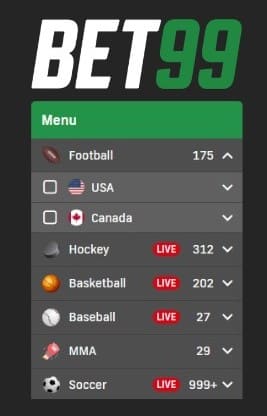 BET99 Experience on Mobile Devices